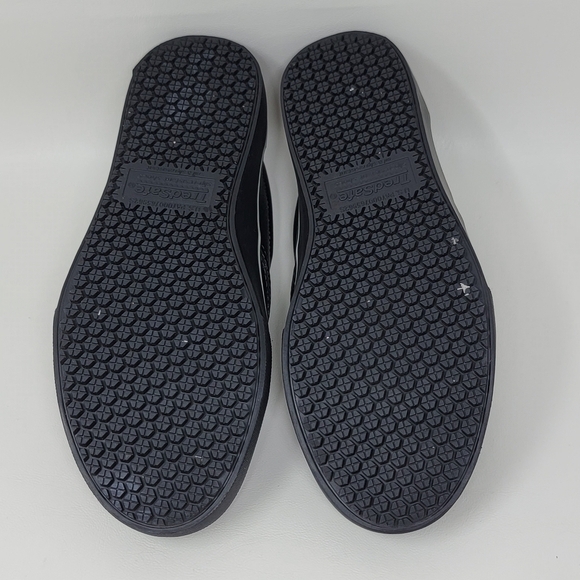 Tredsafe Shoes Mens 5 Womens 6 W Casual Slip On Loafer MNTR43SN003 Black Leather - Picture 8 of 9